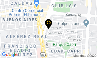 Mapa de Studio Producciones en Cali