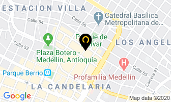 Mapa de Studio Robinson Macias en Medellín