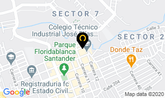 Mapa de Studio Virtual.net en Bucaramanga