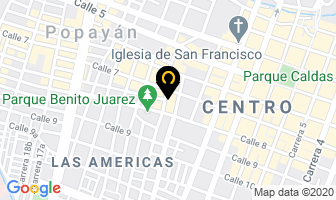 Mapa de Stylos Sports en Popayán