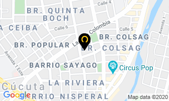 Mapa de Suárez Mercedes en Cúcuta