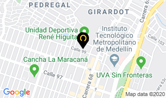 Mapa de Suárez Orozco Rodrigo en Medellín