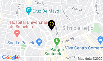 Mapa de Suárez Sánchez Martha Lucía en Sincelejo