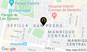 Mapa de Suautos Lg en Medellín