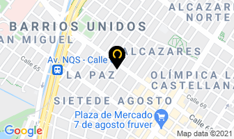 Mapa de Subaru Ivbeautos en Bogotá D.C