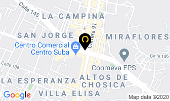 Mapa de Subazar en Bogotá D.C