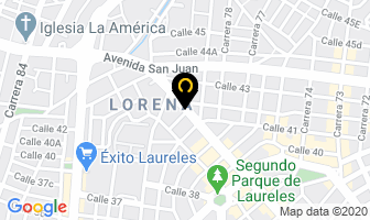 Mapa de Sudaka en Medellín