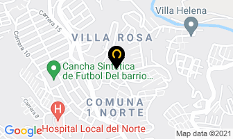 Mapa de Sueños De Milan en Bucaramanga