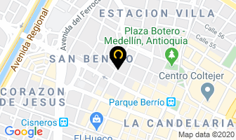 Mapa de Suequipo Ltda. en Medellín