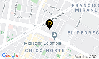 Mapa de Suite Chico en Bogotá D.C