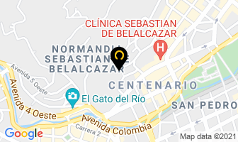 Mapa de Suites Travelers en Cali