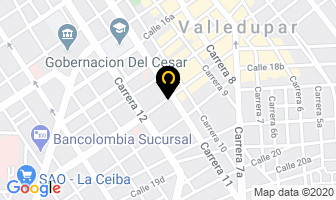 Mapa de Suministros Casaseo Ltda en Valledupar