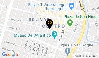 Mapa de Suministros D'coser Ltda. en Barranquilla