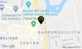 Mapa de Suministros De Máquinas en Barranquilla