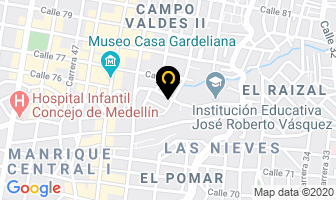 Mapa de Suministros Integrales Ltda en Medellín