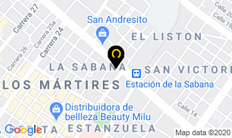 Mapa de Suministros Litoplast en Bogotá D.C
