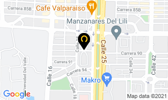 Mapa de Sun Esthetics en Cali