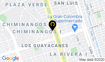 Mapa de Super Bingo Metropolitano en Cali