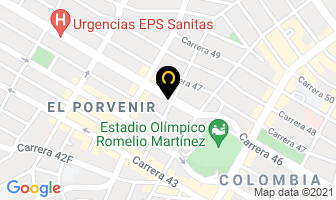 Mapa de Super Cambios en Barranquilla