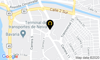 Mapa de Super Comercial Sw Ltda en Neiva