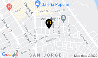 Mapa de Super Comidas Rapidas en Valledupar