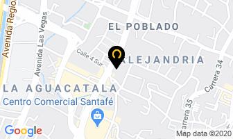 Mapa de Súper Donas en Medellín