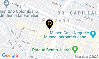 Mapa de Super Drogas La 18 en Popayán