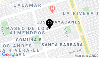 Mapa de Super Drogas La Rivera en Cali