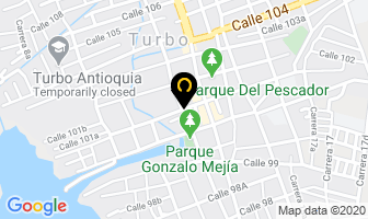 Mapa de Super Droguería Olímpica en Turbo