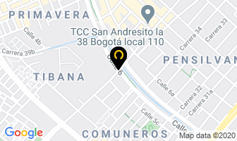 Mapa de Super Gordis Ltda. en Bogotá D.C