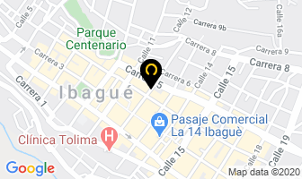 Mapa de Super Graficas en Ibagué