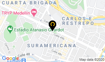 Mapa de Super Hot en Medellín