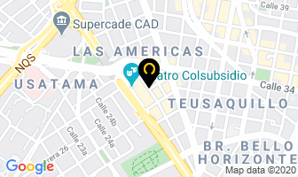 Mapa de Super Hot Pizza en Bogotá D.C
