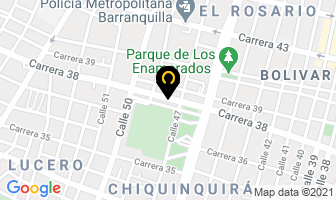 Mapa de Super Llantas La 38 en Barranquilla