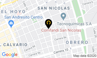 Mapa de Super Mercado Juancho en Cali