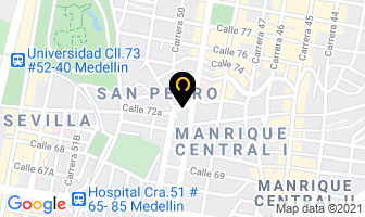 Mapa de Super Pies en Medellín