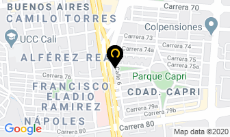 Mapa de Super Rapido Del Sur Cali en Cali