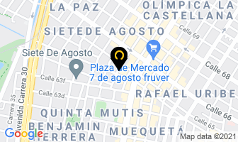 Mapa de Super Tuercas en Bogotá D.C