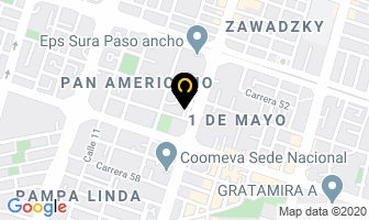 Mapa de Supermarket Express en Cali