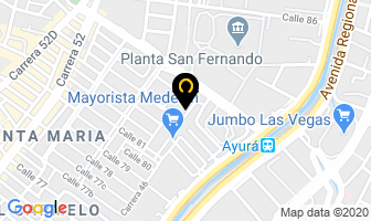 Mapa de Supermercado Boom S.a en Itaguí