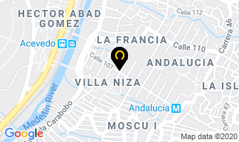 Mapa de Supermercado Dinastía en Medellín