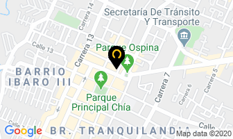 Mapa de Supermercado El Gran Éxito en Chía
