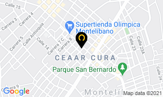 Mapa de Supermercado Los Clavos en Montelíbano