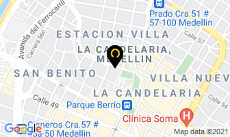 Mapa de Supermercado Mandarino en Medellín