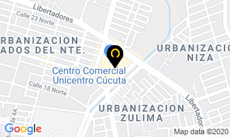 Mapa de Supermercado Mercarápido en Cúcuta