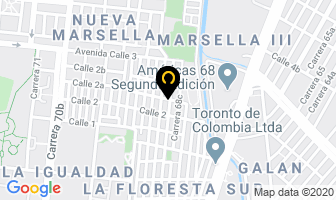 Mapa de Supermercado Mercatodo en Bogotá D.C