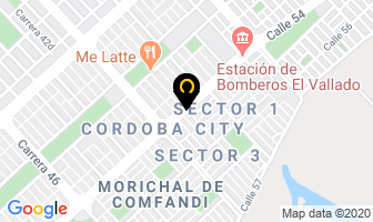 Mapa de Supermercado Popular en Cali