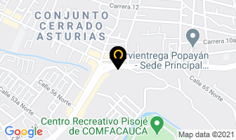 Mapa de Supermercado Puntos G en Popayán