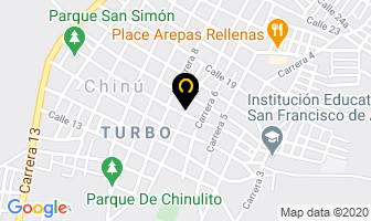 Mapa de Superpharma en Chinú