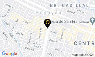 Mapa de Supertiendas La 17 en Popayán